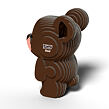 EUGY Medvěd grizzly 3D kartonová skládačka