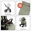 Hauck Sporťák Comfort N Care + nánožník / adaptér na autosedačku, Olive