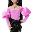 Mattel Barbie DeLuxe Style Modelka v topu s odhalenými rameny a sukni