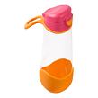 b.box Sport láhev na pití 600 ml- růžová/ oranžová