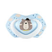 CANPOL BABIES B - Set symetrických silikonových dudlíků 6-18m BONJOUR PARIS modrý