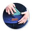MoMi Ergonomické nosítko COLLET modré