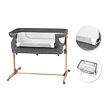 MoMi Postýlka SMART BED 4v1 šedá