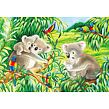 Ravensburger Roztomilé koaly a pandy Puzzle 2x24 dílků
