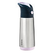 b.box Termoska na pití s brčkem 500 ml - indigo/růžová