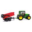 Bruder Traktor JOHN DEERE + sklápěcí vůz