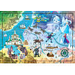 Clementoni Disney Mapa - Frozen Puzzle 1000 dílků