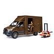 Bruder Mercedes Benz Sprinter - přepravní služba UPS + figurka