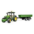 Bruder Traktor JOHN DEERE 5115M + sklápěcí vůz