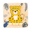 Zopa Dřevěné puzzle malé Leopard
