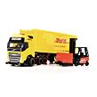 Dickie DHL nákladní auto Volvo FH 16 s vysokozdvižným vozíkem 35 cm