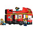 LEGO® City 60407 Červený dvoupodlažní vyhlídkový autobus