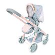 DeCuevas 80580 Skládací kočárek pro panenky 3 v 1 s batůžkem COCO 2024 - 70 cm
