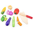 New Classic Toys Sada krájení - košík se zeleninou