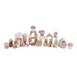 Little Dutch Kostky dřevěné 50 ks v tubě Fairy Garden