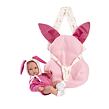 Llorens 63506 NEW BORN holčička, realistická panenka miminko s celovinylovým tělem 35 cm