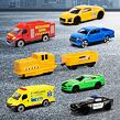 Majorette Garáž Super City + 6 autíček a vlak