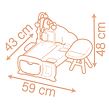 Smoby Baby Nurse Cocoon Nursery hrací centrum