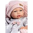Guca 853 New BORN HOLČIČKA  - realistická panenka miminko s celovinylovým tělem - 38 cm