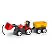 Efko Igráček ECO MultiGO Červený traktor Zetor s radlicí, vlek, Igráček
