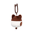 SQUISHMALLOWS Klíčenka Tmavě hnědá kočka - Glaudini