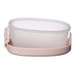 b.box Sada krabiček Snack tubs 3ks - růžová