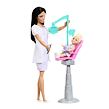 Mattel Barbie Herní set povolání - zubařka černovláska