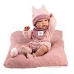 Llorens M738-18 Obleček pro panenku miminko NEW BORN velikosti 40-42 cm s doplňky