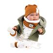Llorens M844-65 Obleček pro panenku miminko NEW BORN velikosti 43-45cm