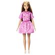 Mattel Barbie Fashionistas Modelka v šatech s růžovým paisley vzorem