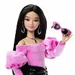 Mattel Barbie DeLuxe Style Modelka v topu s odhalenými rameny a sukni