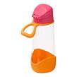 b.box Sport láhev na pití 600 ml- růžová/ oranžová