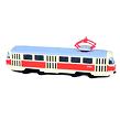 Rappa Kovová česká retro tramvaj, 16 cm