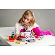 Teddies Pokladna digitální plast 30 cm s doplňky na baterie se zvukem se světlem