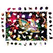 Puzzler DŘEVĚNÉ BAREVNÉ PUZZLE - Úžasný chameleon