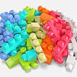 Mattel Mega Bloks Pytel kostek pro holky 60 ks
