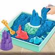 Spin Master Kinetic Sand Krabice tekutého písku s podložkou, modrý
