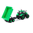 Polesie Traktor "Progres" s přívěsem, na setrvačník, zelený