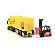 Dickie DHL nákladní auto Volvo FH 16 s vysokozdvižným vozíkem 35 cm