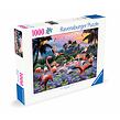 Ravensburger Růžoví plameňáci 1000 dílků