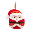 SQUISHMALLOWS Vánoční ozdoba Santa s brýlemi - Nick, 10 cm