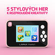 LAMAX Fotoaparát PixelKid1 růžový