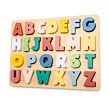 New Classic Toys Vkládací dřevěné puzzle - barevná abeceda