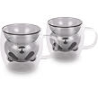 LAMART VASO Set 2ks bear hrneček černý 250ml