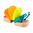 Fisher Price Dřevěná klapající housenka