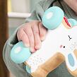 Fisher Price Dřevěný zajíček na kolečkách