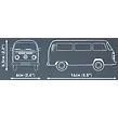 Cobi Volkswagen T2 Bus, 1:35