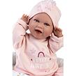 Llorens 74122 NEW BORN realistická panenka miminko se zvuky a měkkým látkovým tělem 42 cm