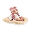 Llorens 73816 NEW BORN holčička, realistická panenka miminko s celovinylovým tělem 40 cm