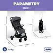 Asalvo KUBIC 2 cestovní kočárek 0m-22kg, GREY